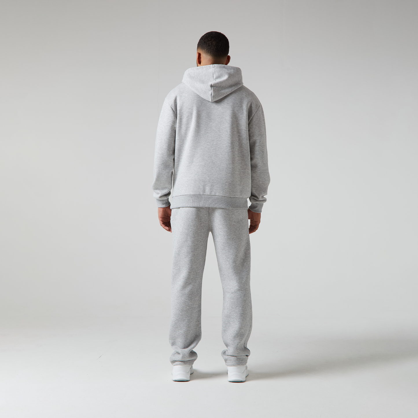 Grey Marl | Relaxed Fit Open Hem Jogger